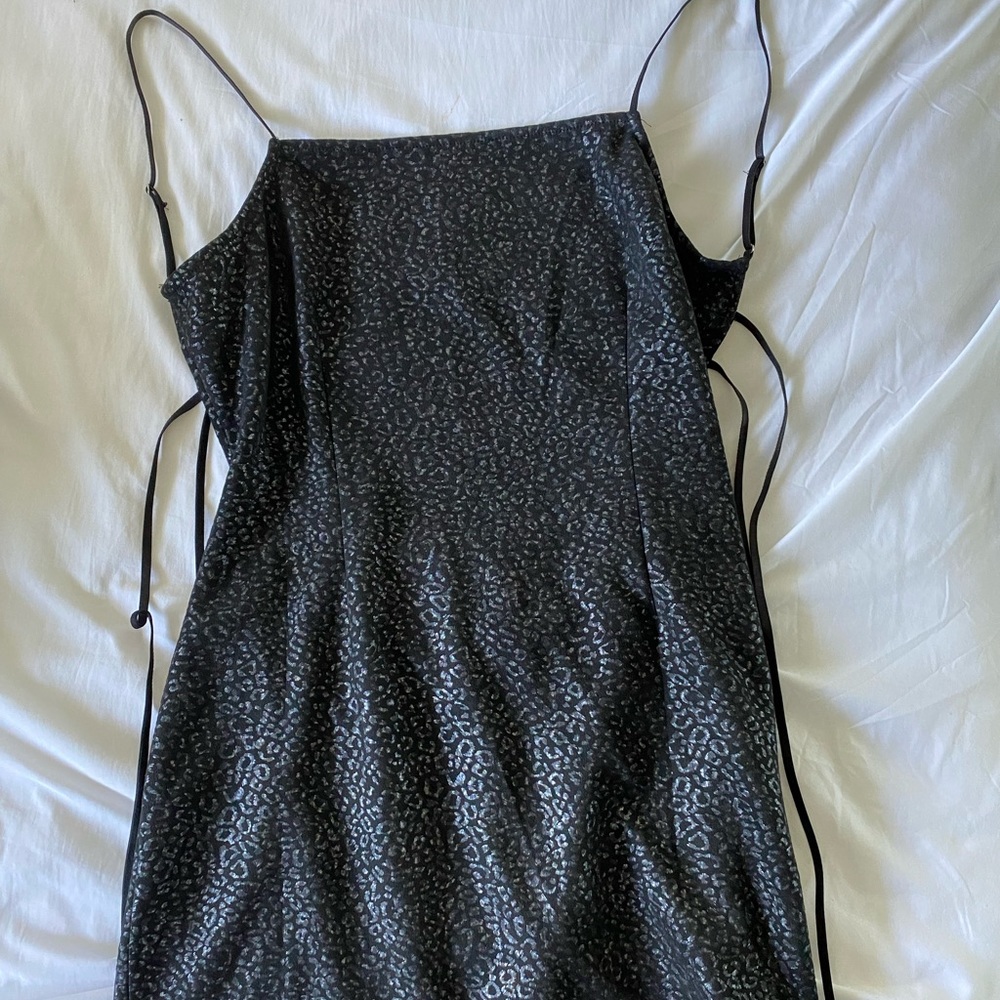Black short dress
